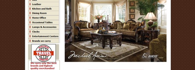 avanti furniture store in Sterling Heights website design portfolio screenshot