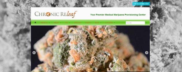 screenshot of website for craw marijuana in detroit