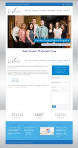 Full screenshot of after website designed for Sterling Dental dentist office in Sterling Heights, MI